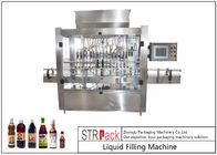 Machine de remplissage liquide linéaire automatique de 16 becs, machine de remplissage de bouteilles en plastique