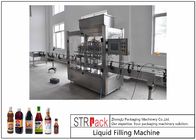 Machine de remplissage liquide linéaire automatique de 16 becs, machine de remplissage de bouteilles en plastique