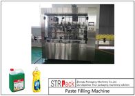 Machine de remplissage de piston de vaisselle de 8 têtes avec la machine de remplissage servo de pâte de grande capacité du remplisseur 3000 B/H