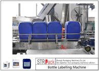 Machine à étiquettes de double bouteille latérale automatique pour le détergent de l'huile 5-25L/tambour de shampooing
