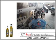 20-120 machine à étiquettes d'autocollant de bouteille de BPM pour la Vierge Olive Oil Square Bottle