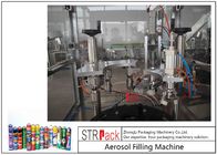 Machine de remplissage automatique d'aérosol de capacité élevée pour la mousse/pesticide d'unité centrale