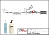 Ligne crème de remplissage de bouteilles de pâte de remplisseur avec la machine de remplissage volumétrique de piston de 10 becs