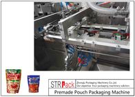 La machine de conditionnement de poche de Premade de sauce pour Doypack, 3/4 de côtés a scellé des sacs, sacs d'oreiller