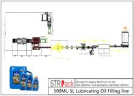 Ligne 500ML - ligne de remplissage de bouteilles de rendement élevé de remplissage de l'huile de graissage 5L