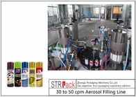 Le remplissage 0.75KW liquide et la peinture de capsulage de machine/aérosol peut machine de remplissage