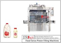 Têtes automatiques liquides de machine de remplissage de bouteille volumétrique crème fraîche de piston 8