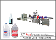 machine de remplissage liquide chimique de 1kw 500ml pour des désinfectants