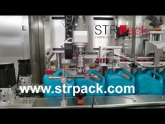 Machine de remplissage d'huile de graissage de 518 becs dépistant la machine à étiquettes de capsulage de double côté de machine