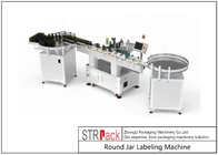 Machine à étiquettes ronde de pot auto-adhésive 110V/220V/380V