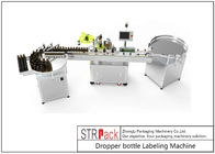 STL-A Enveloppez autour de la machine d'étiquetage de flacon compte-gouttes 50 - 200pcs/min