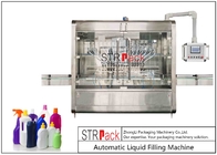 Machine de remplissage liquide automatique de tête multi de grande précision pour l'eau et le produit chimique quotidien