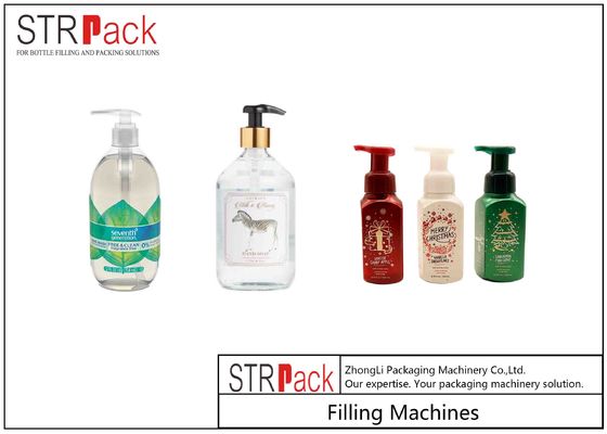 Le PLC à haute précision automatique de bouteille a commandé l'aseptisant de savon liquide/main/la machine de capsulage remplissante Fil aseptique gel de douche