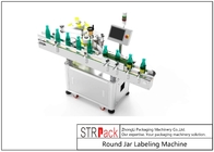 Machines d'étiquetage auto-adhésives de machine d'impression d'autocollant de bouteille carrée ronde automatique