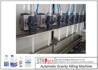 Machine de remplissage de bouteilles automatique de gravité pour le décapant de toilette/500ml-1L liquide corrosif