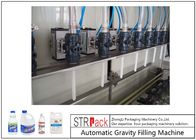 Machine de remplissage de bouteilles automatique de gravité pour le décapant de toilette/500ml-1L liquide corrosif
