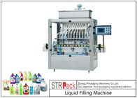 Le produit d'épuration automatique de 12 becs Liquid Filling Machine pendant le temps 30ml-5L a basé la machine de remplissage automatique