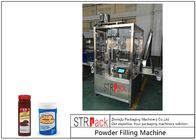 Machine automatique de remplissage de bouteilles d' assaisonnement en poudre pour la farine de café, le piment, le détergent, le lait