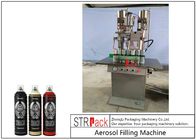 Machine de remplissage semi automatique de peinture de jet d'aérosol pour le parfum d'ambiance/réfrigérant