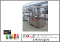 machine de capsulage de remplissage de bouteilles du l'E-liquide 10ml-100ml et chaîne d'emballage de étiquetage avec la pompe à piston