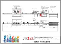 Ligne de remplissage de bouteilles de produits chimiques/ligne détersive écumante de machine de remplissage avec la machine de remplissage servo