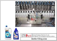 Ligne de machine de remplissage de détergent de blanchisserie de contrôle de PLC avec l'efficacité élevée de production