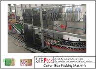 Machine d'emballeur de caisse de carton de bouteille pour des produits d'huile de graissage/aérosol remplissant ligne