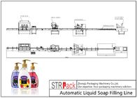 Ligne opération stable automatique de remplissage de bouteilles de savon liquide de machine de remplissage de shampooing