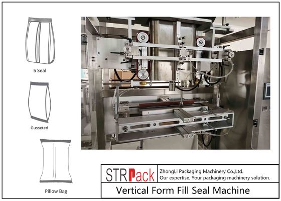 Une machine automatique à emballer du ketchup et de l'huile de 2 litres pour 500 ml.