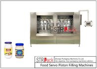 Remplisseur volumétrique linéaire de piston de la machine de remplissage de bouteilles de pâte de sauce à nourriture de mayonnaise 1-5L