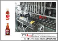 Le PLC automatique de Chili Sauce Piston Filling Machine a commandé 12 becs 250ML