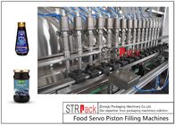 Têtes automatiques de la machine de remplissage de bouteilles en verre de piston 6 1 litre pour la confiture de myrtille