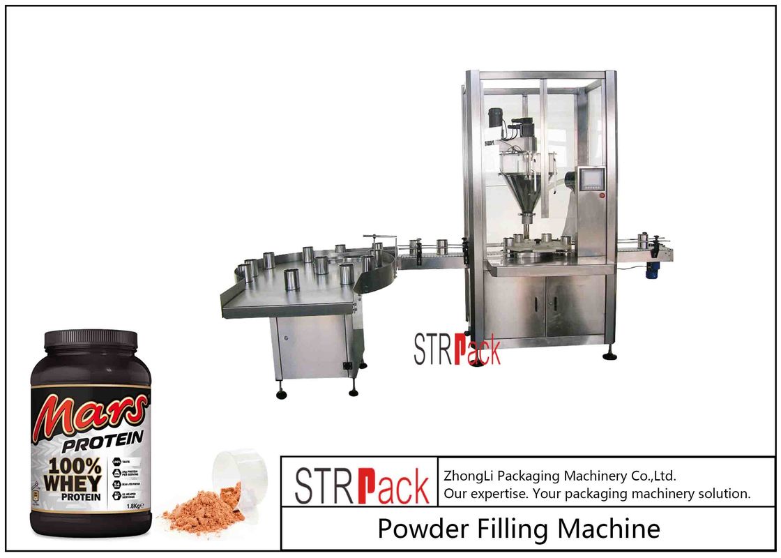 machine de remplissage automatique stable de la poudre 50g-5000g, machine à emballer chimique de poudre 