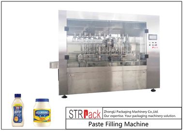 Machine de remplissage adaptée aux besoins du client de mayonnaise/ketchup, remplisseur de grande viscosité de piston