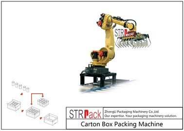 Système de palletisation de robot automatique de carton pour l'empilement de chimie alimentaire d'industrie